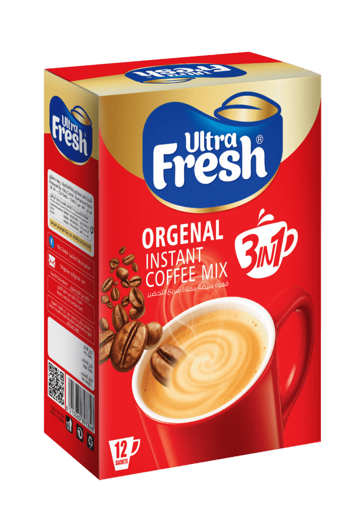 قهوة مبيضة محلاة سريع التحضير علبة