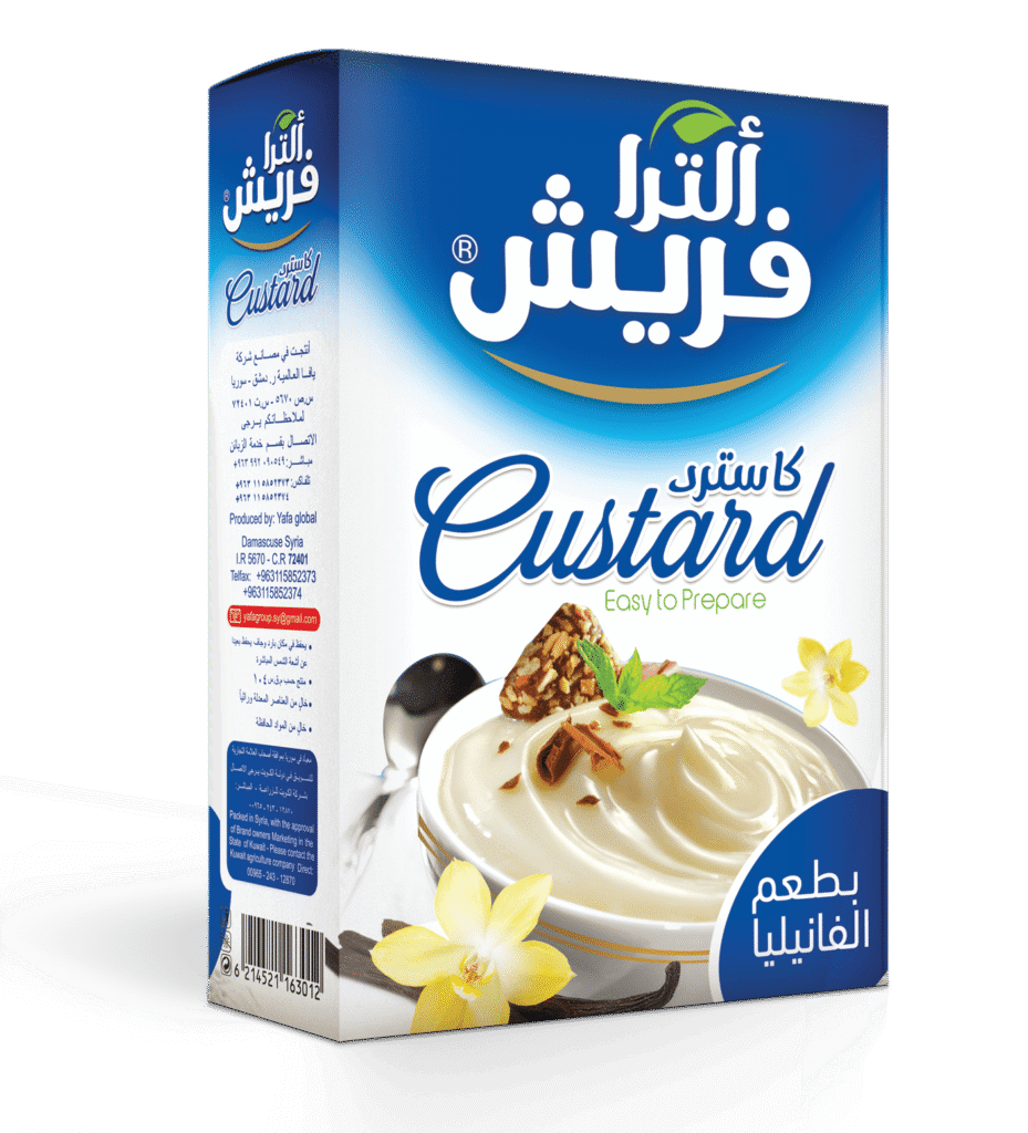 كاسترد بطعم الفانيليا
