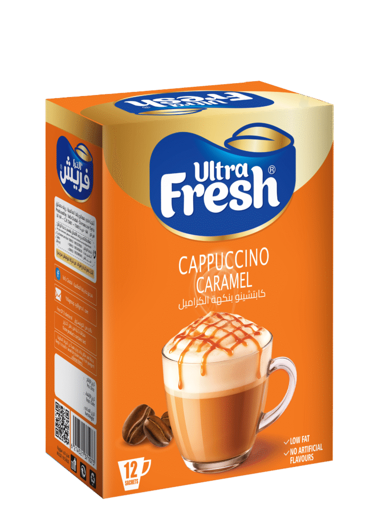 كابتشينو بنكهة الكراميل علبة