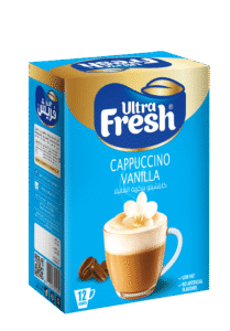 كابتشينو بنكهة الفانيلا علبة