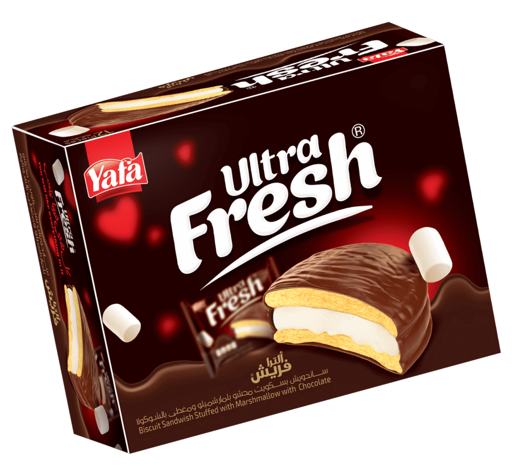 ساندويش بسكويت محشو بلمارشميلو ومغطى بالشوكولا